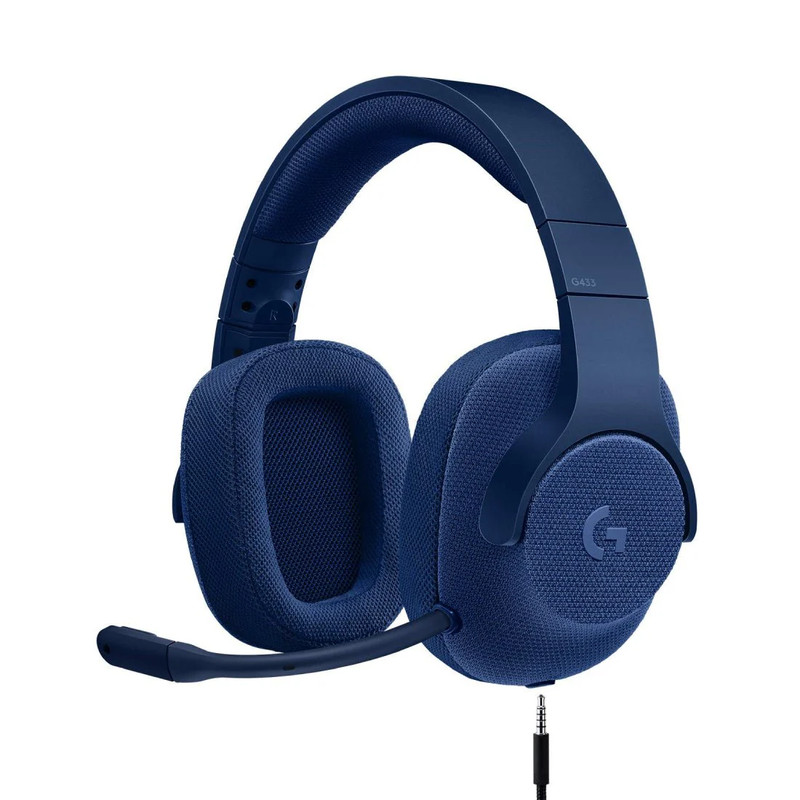 Logitech G433 7.1 Wired Gaming Headset - Royal Blue - سماعة